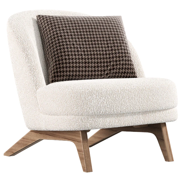 Armchair Pyle by divan.ru, Pyle Cozy White — Descargar