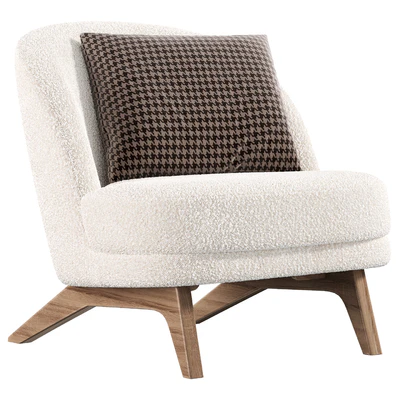 Armchair Pyle by divan.ru, Pyle Cozy White — Ver 5