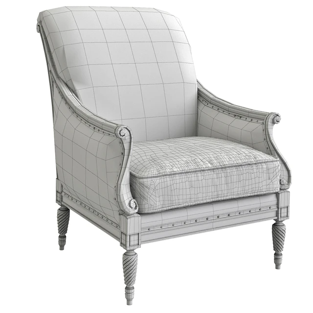 Harwood Accent Chair, Palm Leaf — Скачать