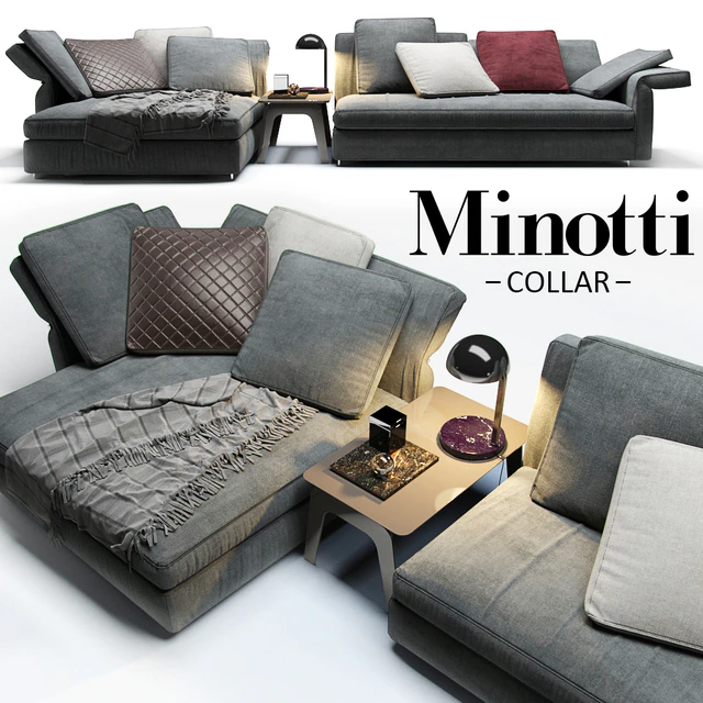 Sofa Minotti Collar — Descargar
