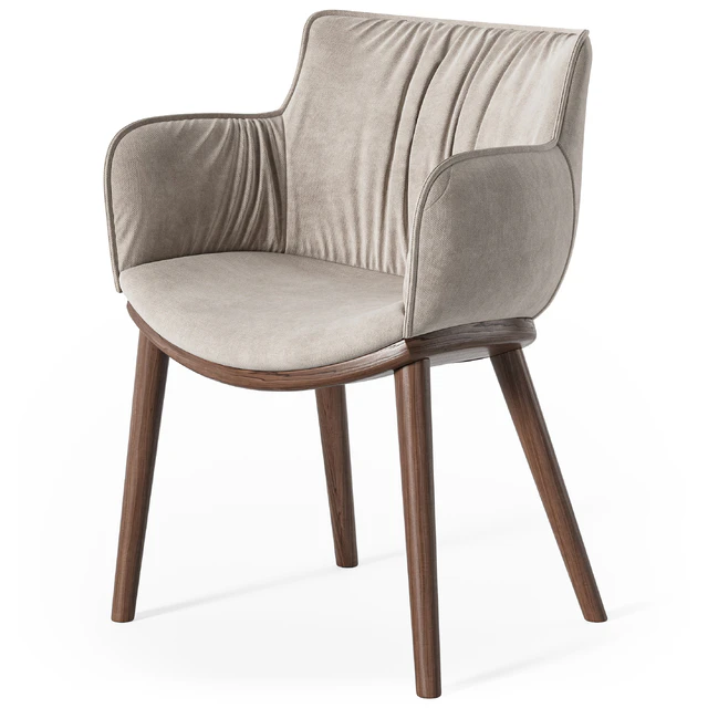 Cattelan Italia Rhonda wood armchair — Скачать