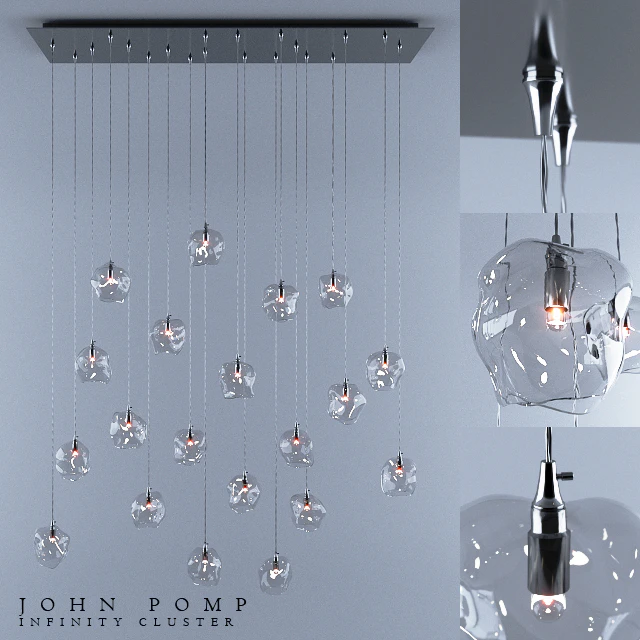 John Pomp Infinity Cluster Chandelier — Descargar
