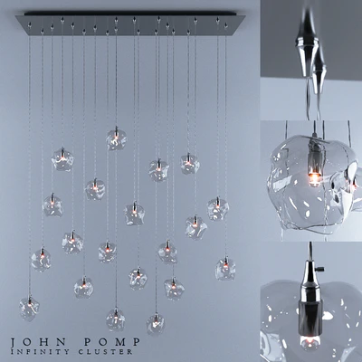 John Pomp Infinity Cluster Chandelier — Ver 1