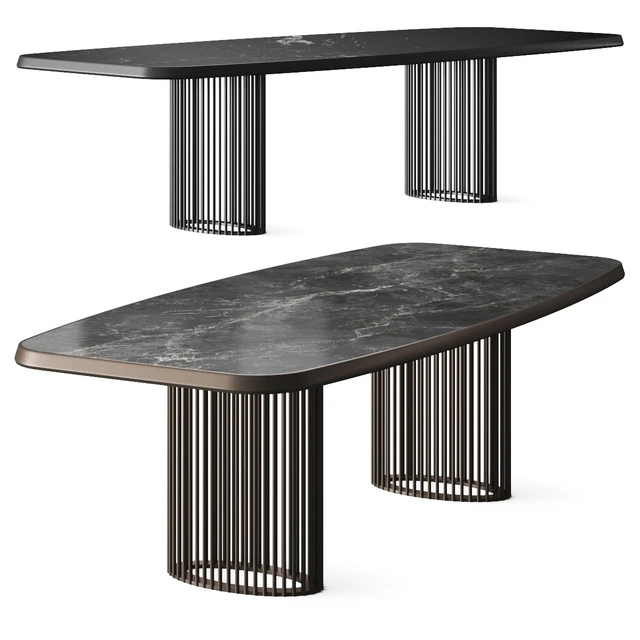 Bonaldo Luna Bianca Dining Tables — Скачать