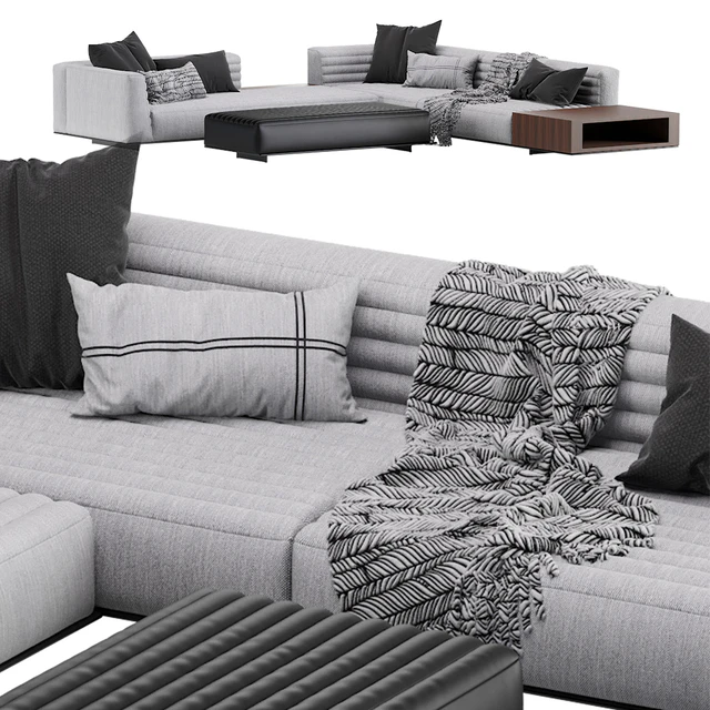 Minotti Roger Sofa — Descargar
