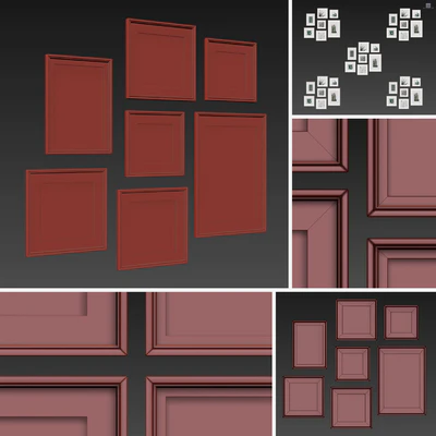 Picture Frames Set -163 — Ver 3