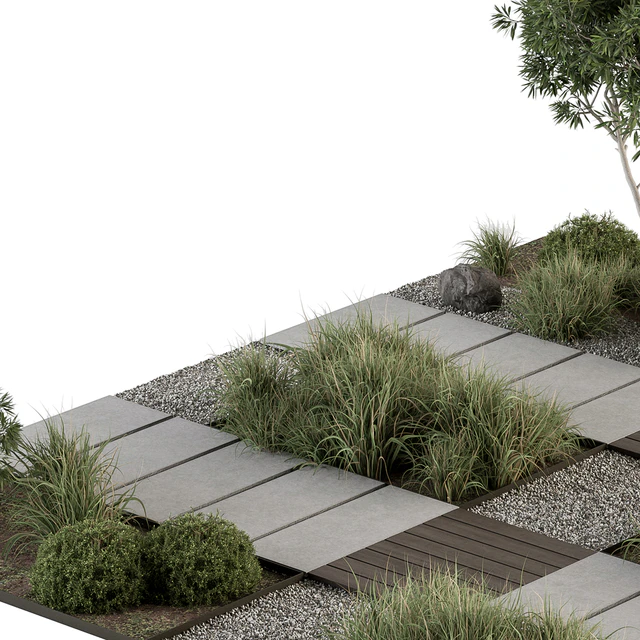 Urban Furniture / Architecture Environment with Plants- Set 67 — Descargar