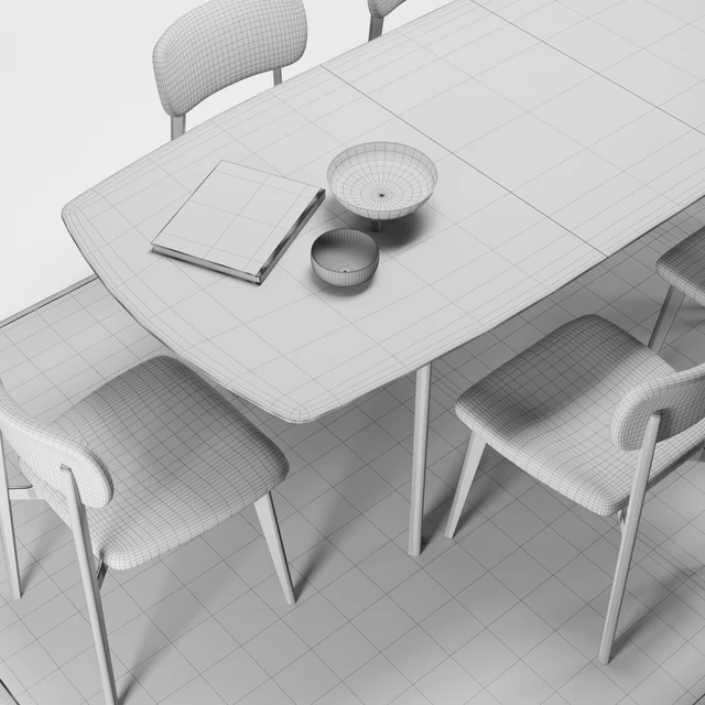 Calligaris Cream Table + Stockholm Chair — Descargar
