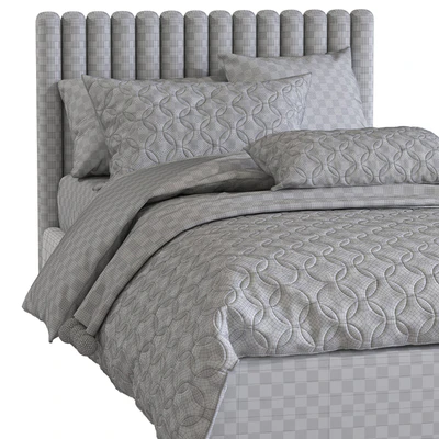 Bed with a soft headboard 7 — Ver 5