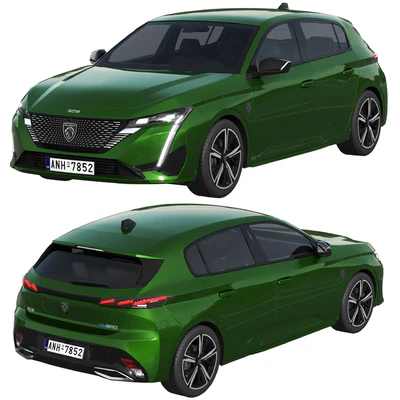 Peugeot 308 hybrid 2022 — Вид 5