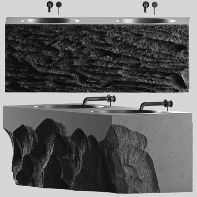 stone wash basin set4 — Вид 5