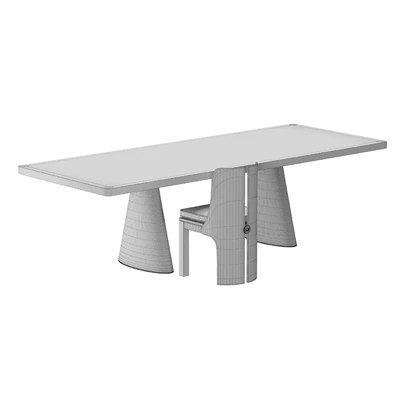 N 341 - 172  DINING CHAIR TABLE BY RUEMMLER — Вид 7