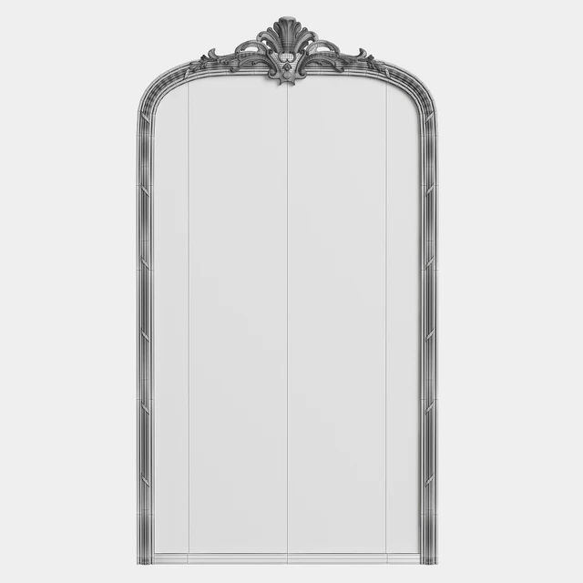 Scandinavian retro mount mirror — Скачать