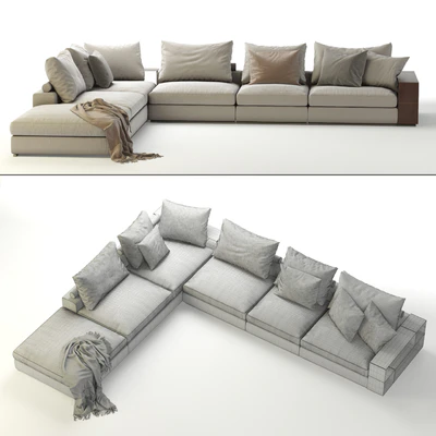 Flexform Groundpiece Sectional Sofa — Вид 3