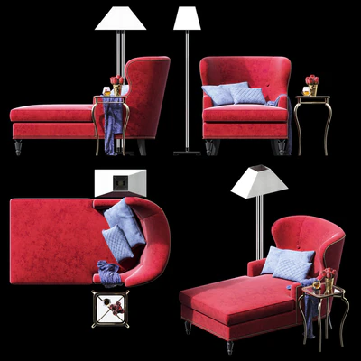 BERNHARDT Nadine Chaise &amp; RH — Ver 3