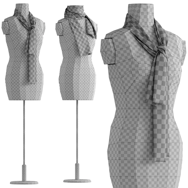Shawl over manikin — Descargar