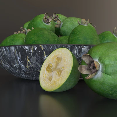 Fruit plate feijoa — Ver 5
