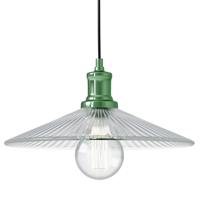 Vintage glass and brass lamp ILOA — Descargar