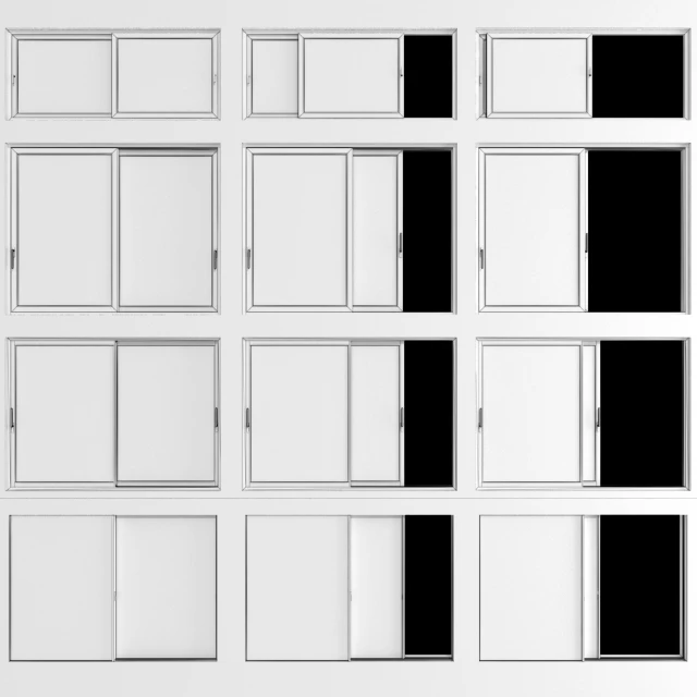 Раздвижные витражные алюминиевые окна / Sliding Stained Glass Aluminum Windows — Скачать