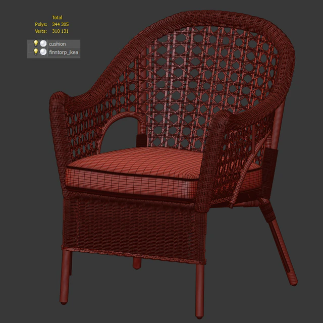 Ikea Finntorp Wicker Chair — Descargar