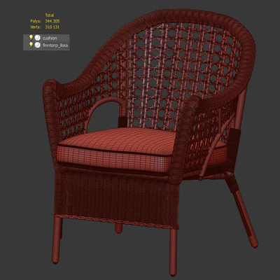Ikea Finntorp Wicker Chair — Ver 5