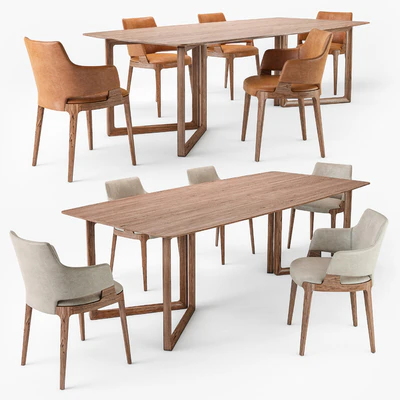 Potocco Velis armchair Opus table — Вид 3
