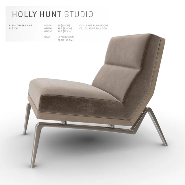 Holly Hunt, Flea Lounge Chair — Download