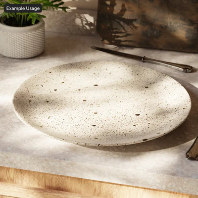 ink spot glazed ceramic pottery texture beige — Ver 4
