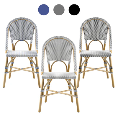 SERENA&LILY Riviera Rattan Dining Side Chair — Вид 5