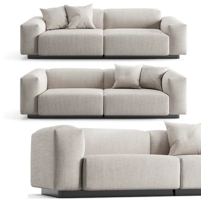 Vitra Soft Modular 2 Seat Sofa — Вид 1