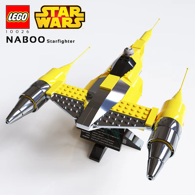 LEGO SW Naboo Starfighter — Вид 1