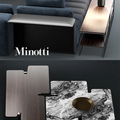 Sofa minotti freeman seating system — Ver 3
