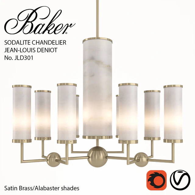 Baker No. JLD301 Sodalite Chandelier — Скачать