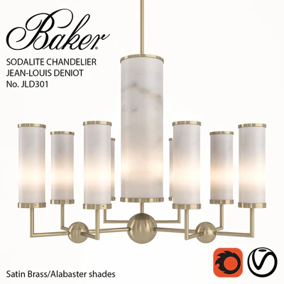 Baker No. JLD301 Sodalite Chandelier — Вид 3