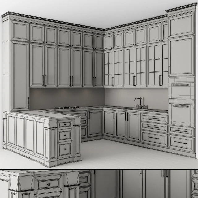 Kitchen Neo Classic Black and White - Set 48 — Descargar
