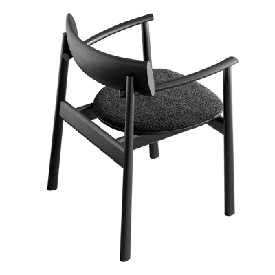 ELIPSA SOFT chair Black Oak by TAMO — Ver 4