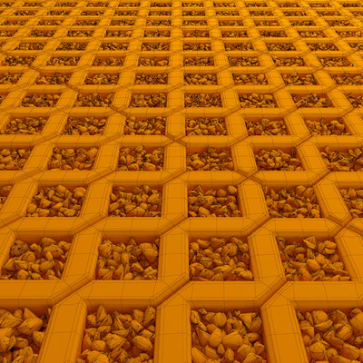 Square gravel stone — Ver 3
