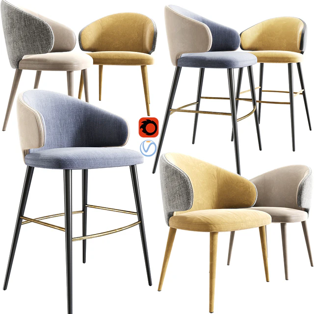 Modrest Carlton Bar And Dining Chair — Скачать