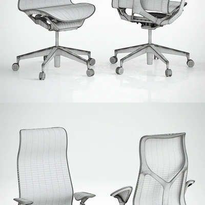 Cosm Chairs High Back — View 3