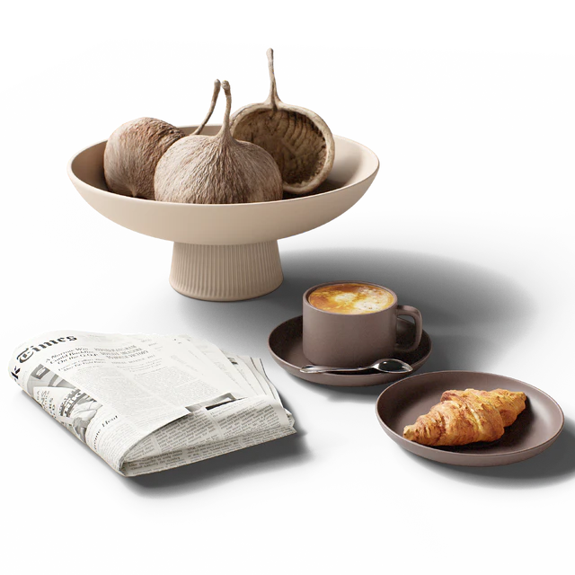 Decorative set 77 Coffee and newspaper — Descargar