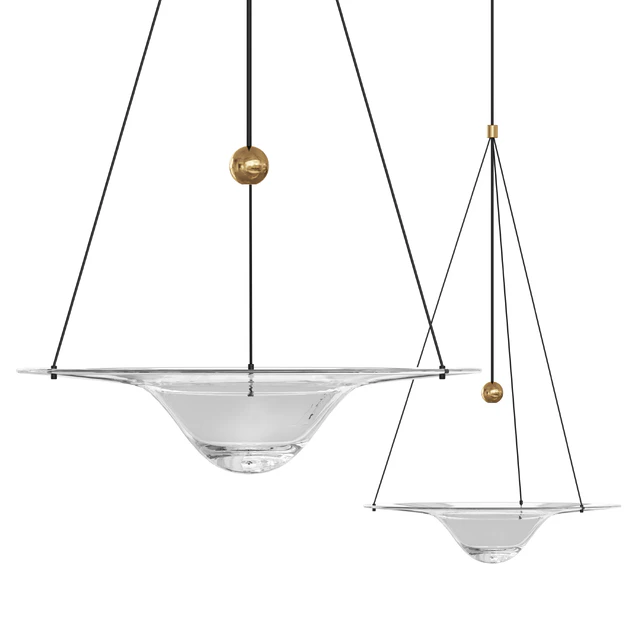 CLEPSYDRA Glass chandelier — Descargar