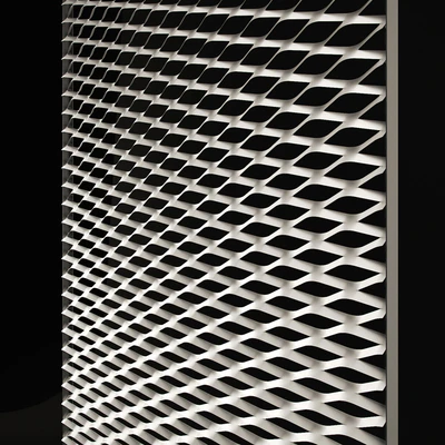 Expanded metal mesh - 175x70 mm — Ver 3