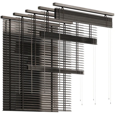 Wooden blinds 06, Folding wooden blinds — View 6