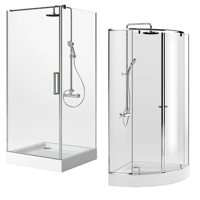 Shower cabins with trays STURM   Set 1 — Ver 7