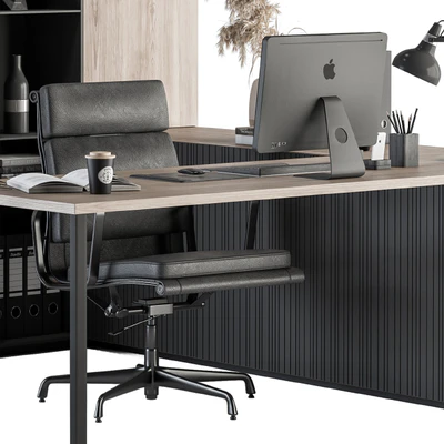 Office Furniture - Manager Set 19 — Вид 5