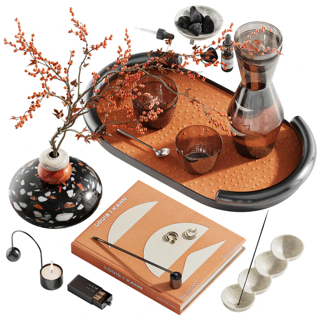 Decorative set with branches ch10 — Descargar
