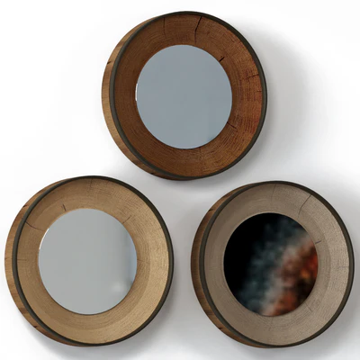 Slab Round Mirror Collection — Ver 5