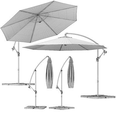 Outdoor Octagonal Parasol — Ver 5