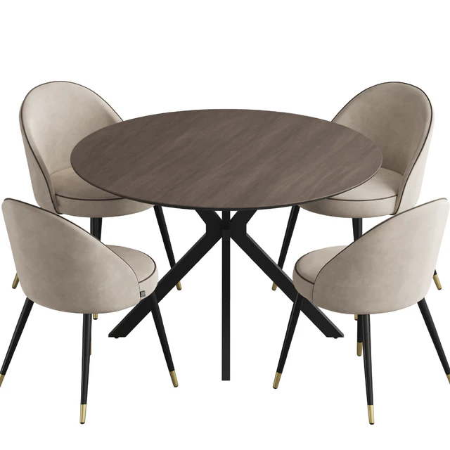 Ralf table Cooper chair dining set — Descargar