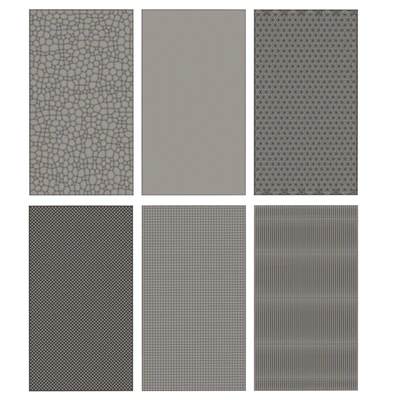 Decorative glass partition 01 — Ver 5
